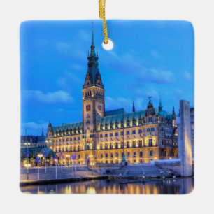 Ornamento De Cerâmica Antiga prefeitura de Rathausmarkt em Hamburgo, Ale