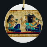 Ornamento De Cerâmica Antigo Egito 6<br><div class="desc">Belamente rendeu trabalho de arte dos antigos tempos egípcios. Estas fotos são fotos encontradas em paredes em pirâmides e outros lugares ao redor do Egito. Coloridos e deslumbrantes, eles fazem belos produtos que realmente se destacam em uma sala.</div>