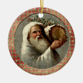 Ornamento De Cerâmica Antigo Rústico Vitoriano Personalizado Família