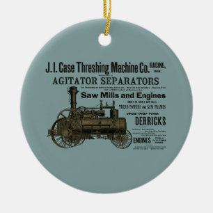 Ornamento De Cerâmica Antiguidade de Criação do Trator de Fazenda do M