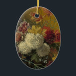 Ornamento De Cerâmica Antique Dutch Master Floral Georgius van Os 1820<br><div class="desc">Elevate your space with this masterfully restored reproduction of "Stilleven met bloemen" (1820) by the celebrated Dutch painter Georgius Jacobus Johannes van Os. Currently held in the prestigious Rijksmuseum, this work represents the pinnacle of 19th-century floral painting. Van Os was renowned for his work at the Sèvres porcelain factory, which...</div>