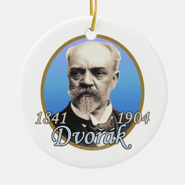 Ornamento De Cerâmica Antonin Dvorak (Frente)
