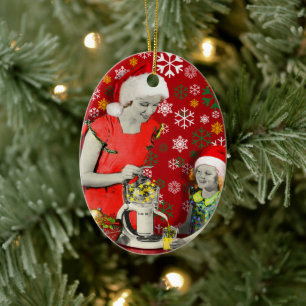 Ornamento De Cerâmica Aperte seu Xmas