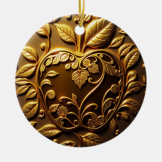 Ornamento De Cerâmica Aplle