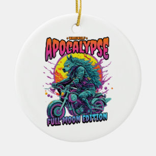 Ornamento De Cerâmica Apocalipse de lobisomem