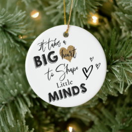 Ornamento De Cerâmica Apreciação do educador Obrigado Presente para Prof