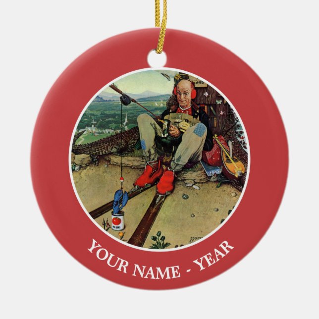 Ornamento De Cerâmica April Fool, 1945 (Frente)