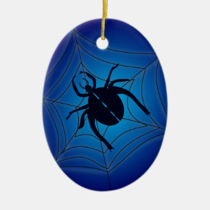 Ornamento De Cerâmica Aranha na Web