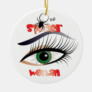 Ornamento De Cerâmica Aranhas - mulher, alfaia/