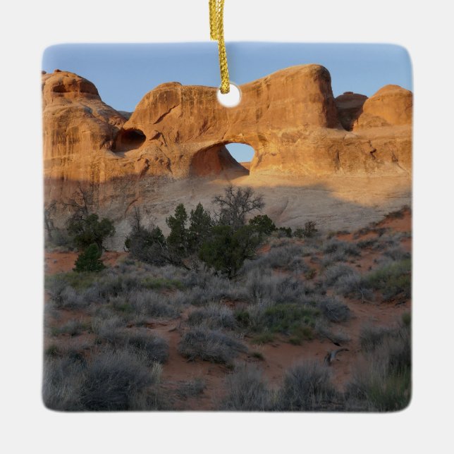 Ornamento De Cerâmica Arca do Túnel pela Manhã (Frente)