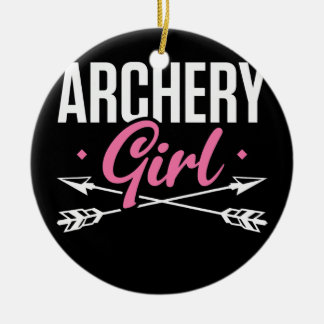 Ornamento De Cerâmica Archery Girl Archery Archery Mães Archery