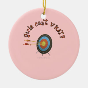Ornamento De Cerâmica Archery Target Bullseye