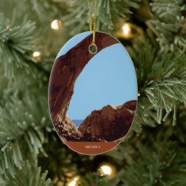 Ornamento De Cerâmica Arches National Park Ordem de Árvore de Natal