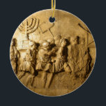 Ornamento De Cerâmica Arco de Titus<br><div class="desc">O arco de Titus é um arco honorífico do século I A.D., situado no através dos sacros, Roma, apenas ao ao sudeste do fórum romano. Foi construído em C.A.D. 82 pelo imperador Domitian shortly after a morte de seu irmão mais idoso Titus para comemorar as vitórias de Titus, incluindo o...</div>