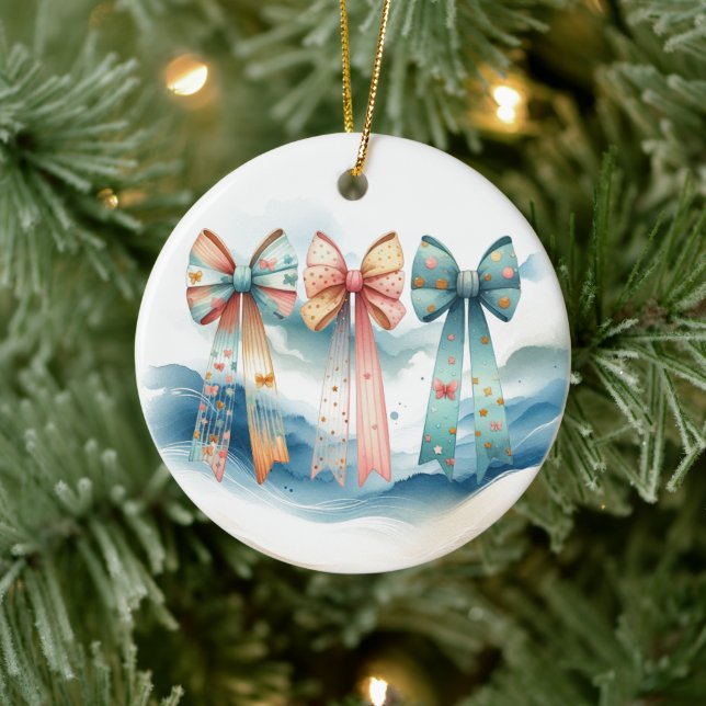 Ornamento De Cerâmica Arcos de aterramento com padrões encantadores (Árvore)