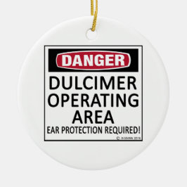 Ornamento De Cerâmica Área de Operação do Dulcimer
