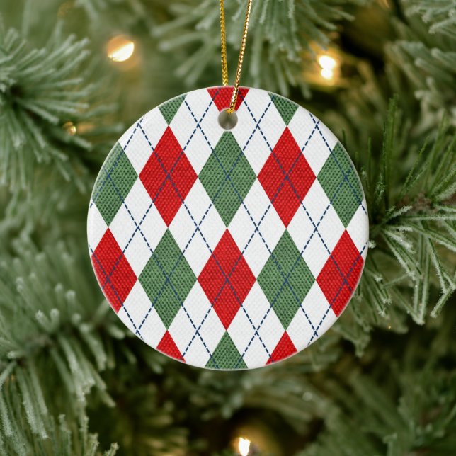 Ornamento De Cerâmica Argila de Natal (Árvore)