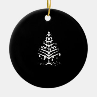 Ornamento De Cerâmica Arma de Árvore de Natal Xmas Pajama Oferece Arma