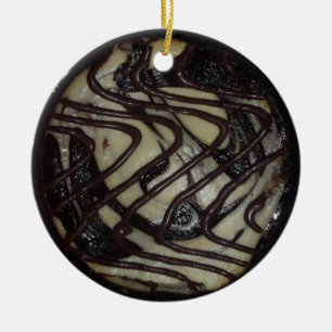 Ornamento De Cerâmica Arma de Comida Engraçado de Natal