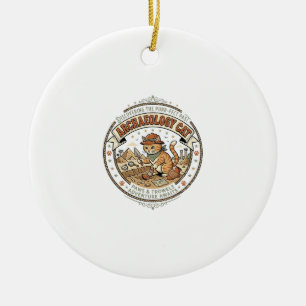 Ornamento De Cerâmica Arqueologia Gato Arqueologia Gato Arte Vetorial Vi