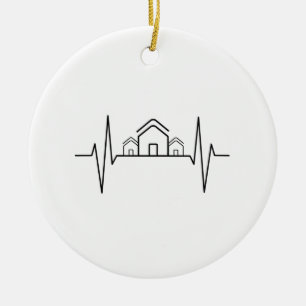 Ornamento De Cerâmica Arquiteto - Casas de pulsação arquitetônica