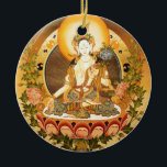Ornamento De Cerâmica Arte budista tibetana<br><div class="desc">Trabalhos de arte budistas tibetanos de alta resolução de alta qualidade. Aperfeiçoe para altares,  meditação,  iogues e yoginis.</div>