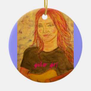 Ornamento De Cerâmica arte da guitarra