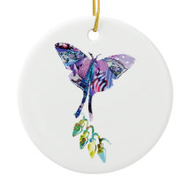 Arte de colagem arte de inseto BORBOLETA LUZES DE