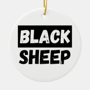 Ornamento De Cerâmica Arte de Streetwear Rebelde Ousada Ovelha Negra Dis