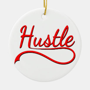 Ornamento De Cerâmica Arte de Tipografia Hustle