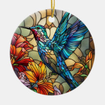Arte de Vidro Pintado, Vidro Pintado de Beija-flor