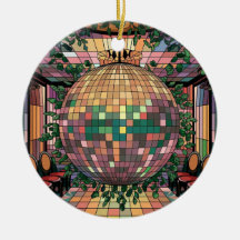 Arte em Vidro Pintado, Bola de Discoteca em Estilo
