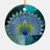 Arte em Vidro Pintado, Pavão em Vidro Pintado