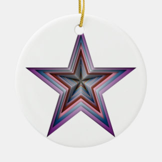 Ornamento De Cerâmica arte geométrica abstrato estrela
