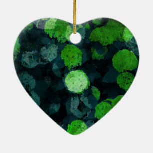 Ornamento De Cerâmica Arte Legal e única do padrão floral/floral