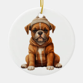 Ornamento De Cerâmica Arte personalizada para cães
