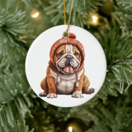 Ornamento De Cerâmica Arte personalizada para cães-do-cão