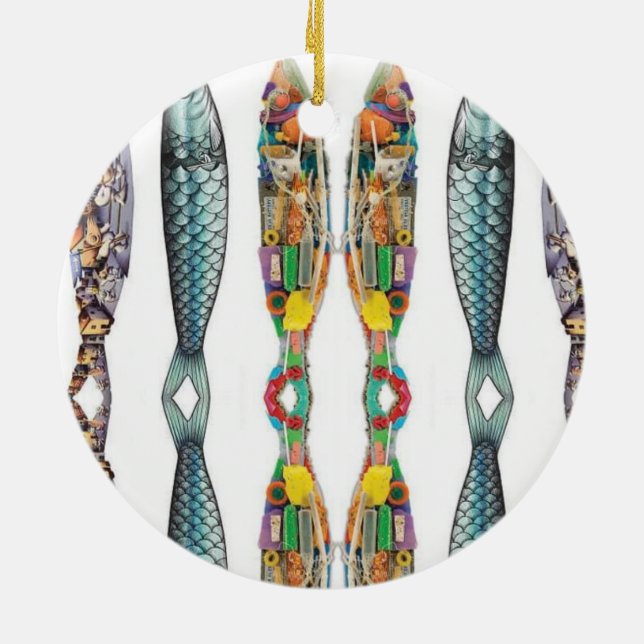 Ornamento De Cerâmica Arte popular portuguesa (Traseira)