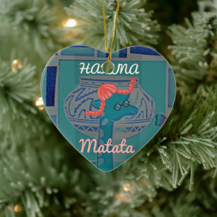 Ornamento De Cerâmica Arte sobre Girafa Reproduzida: Uma Delícia African