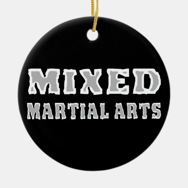 Ornamento De Cerâmica Artes marciais misturadas (Frente)