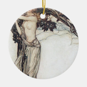 Ornamento De Cerâmica Arthur Rackham Freya, O Justo