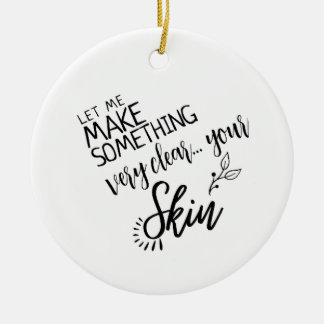 Ornamento De Cerâmica Artista estético de presente de consultor Skincare