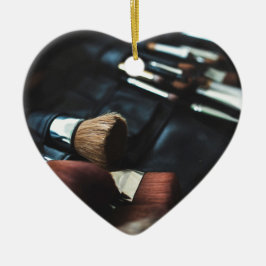 Ornamento De Cerâmica Artista na moda Black Makeup