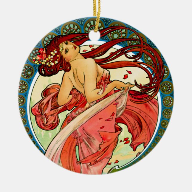 Ornamento De Cerâmica Arts Dance (Frente)