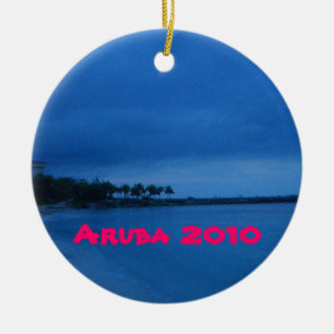 Ornamento De Cerâmica Aruba 2010