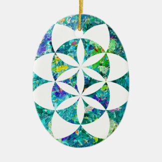 Ornamento De Cerâmica Árvore da Vida de Kabbalah