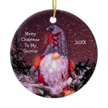 Árvore de Feriado Gnomo Feliz de Natal