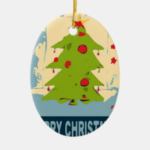 Ornamento De Cerâmica Árvore de Natal