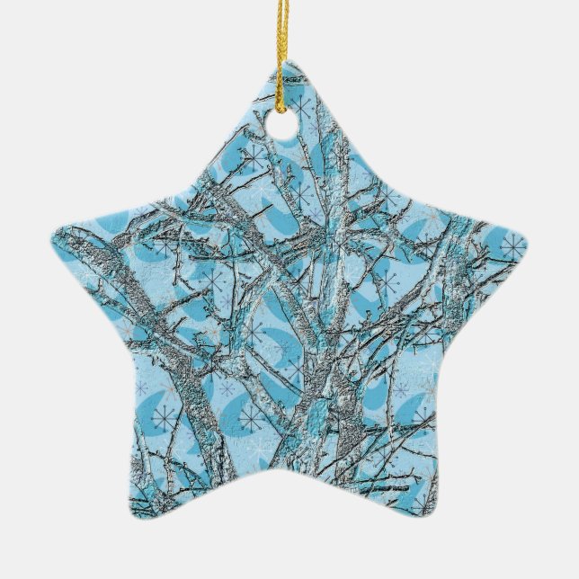 ORNAMENTO DE CERÂMICA ÁRVORE DE NATAL (Frente)