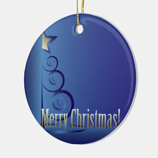 Ornamento De Cerâmica Árvore de Natal de Apphire (Esquerda)